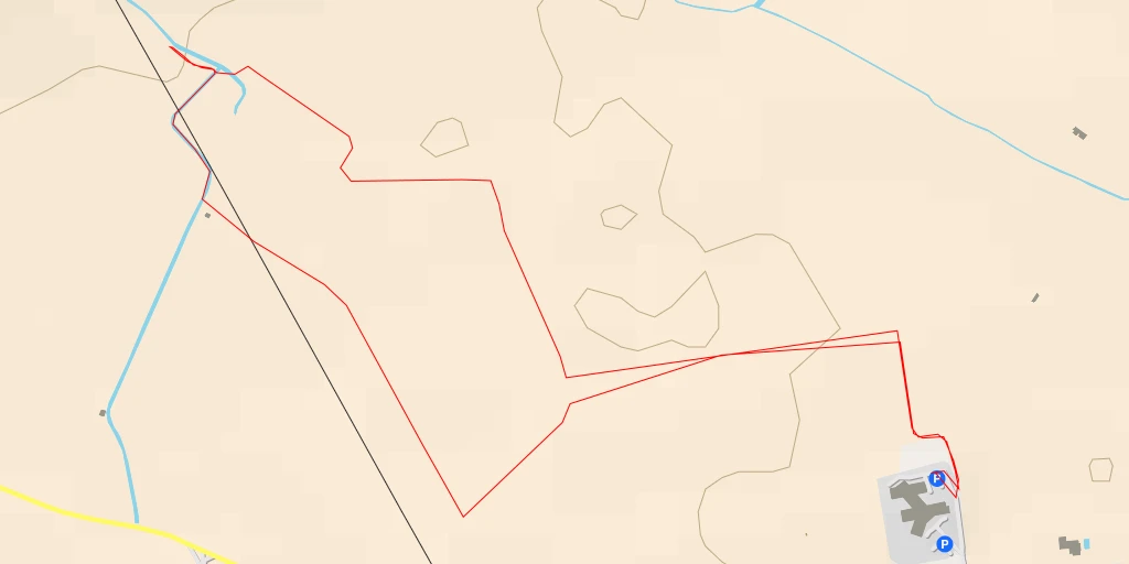 Carte de l'itinéraire :  Route de Saint-Estève à Baixas - Route de Saint-Estève à Baixas