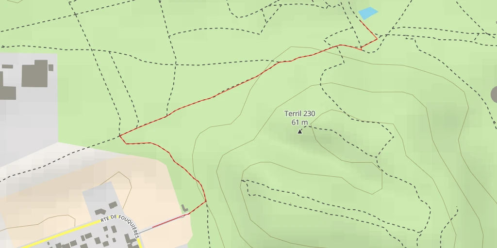 Carte de l'itinéraire :  Chemin des Bocquiaux