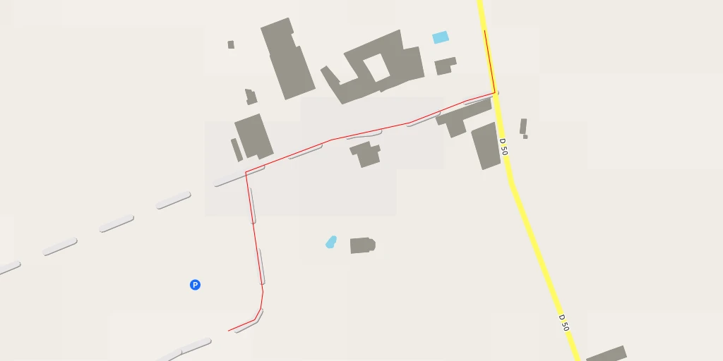 Carte de l'itinéraire :  Chemin du Quartier de l'Home