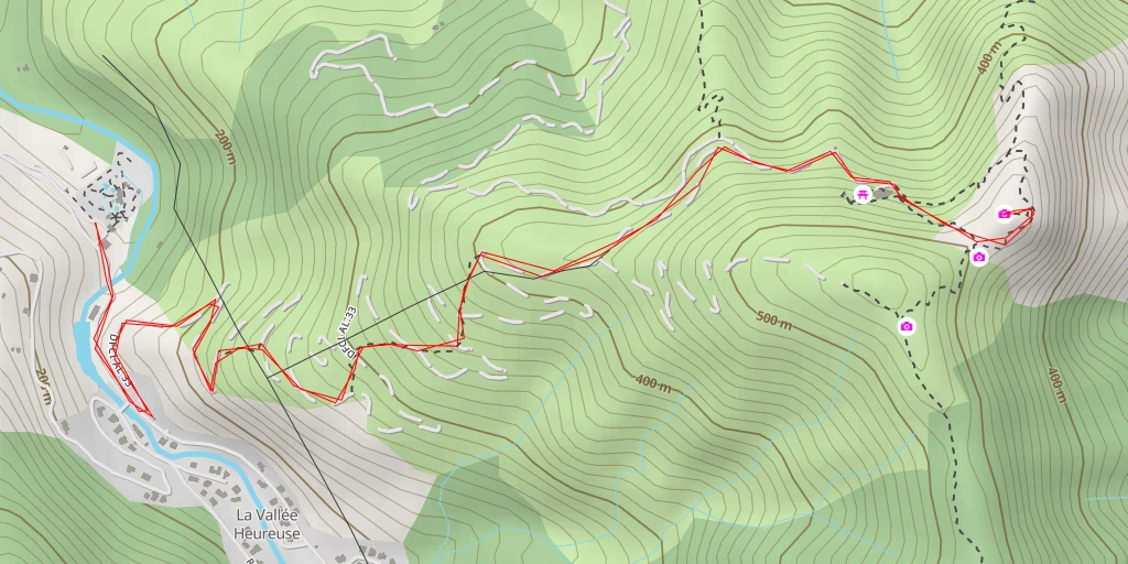 Map of the trail for Château d'Ultrera - Argelès-sur-Mer