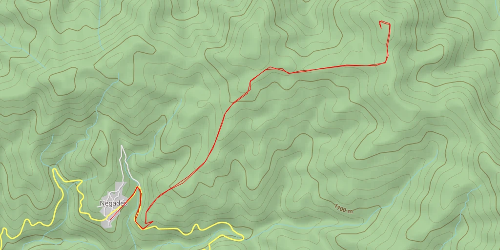 Map of the trail for Νεγάδες