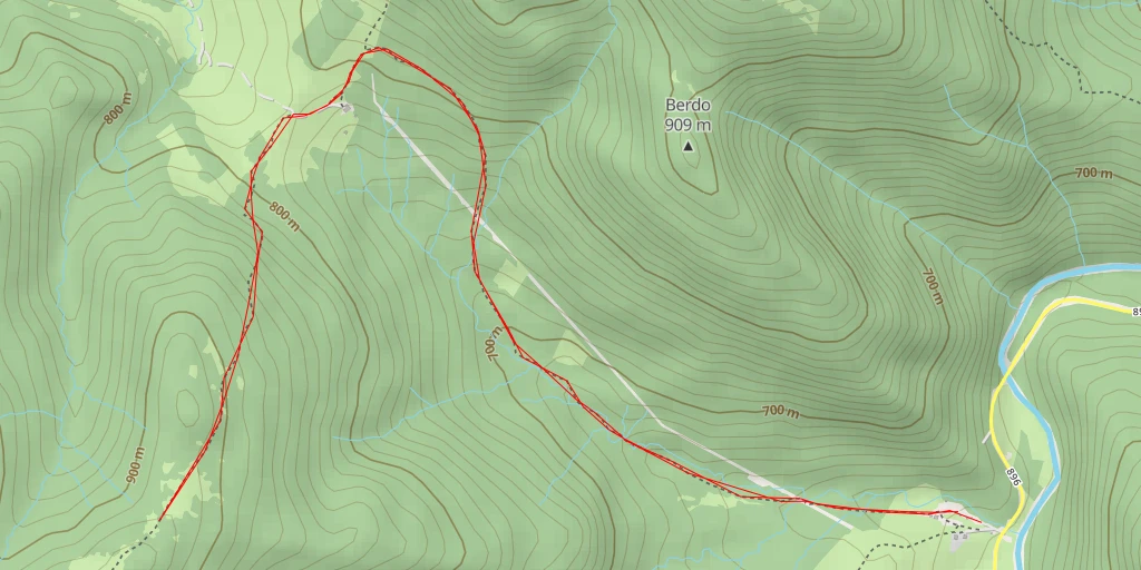 Carte de l'itinéraire :  Przysłup