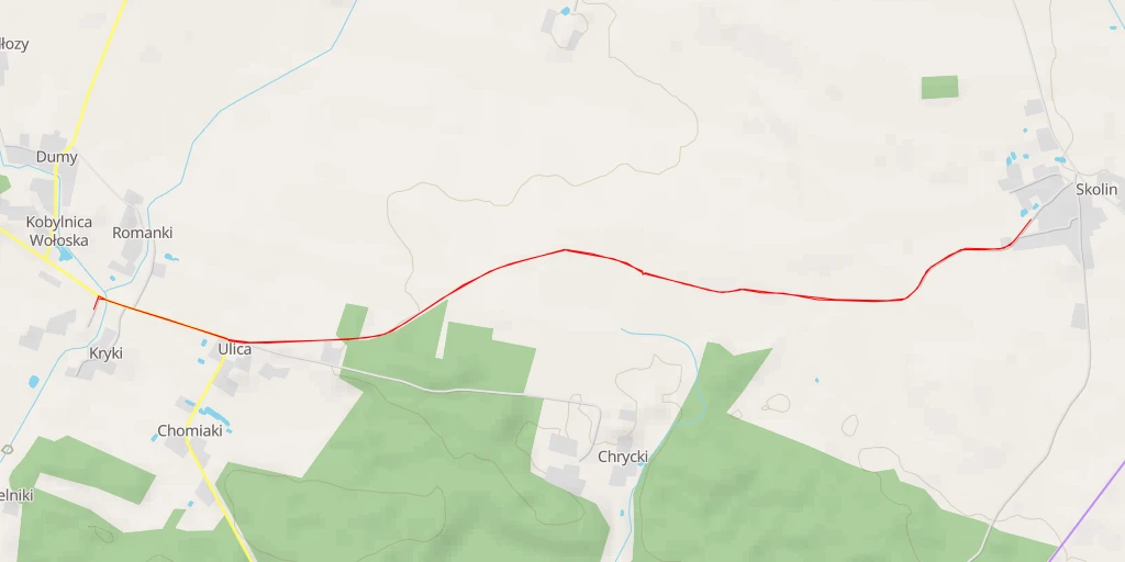 Map of the trail for 