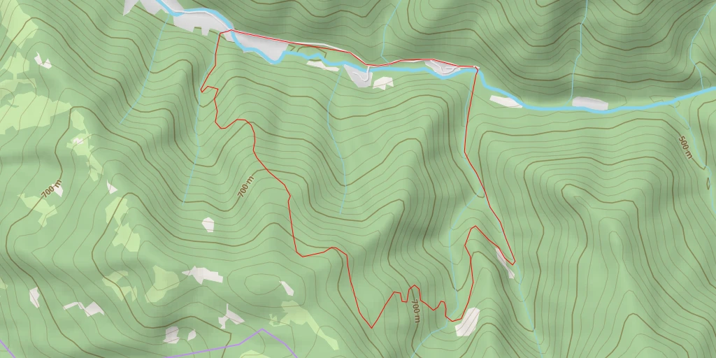 Map of the trail for вулиця Миру