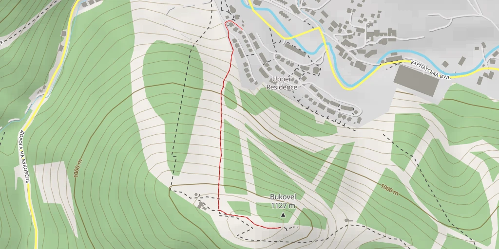 Map of the trail for 