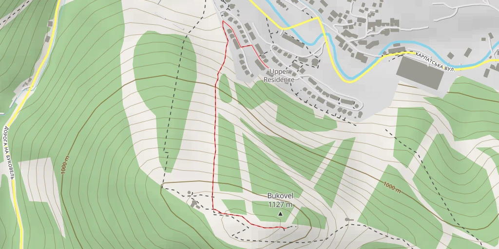 Map of the trail for 