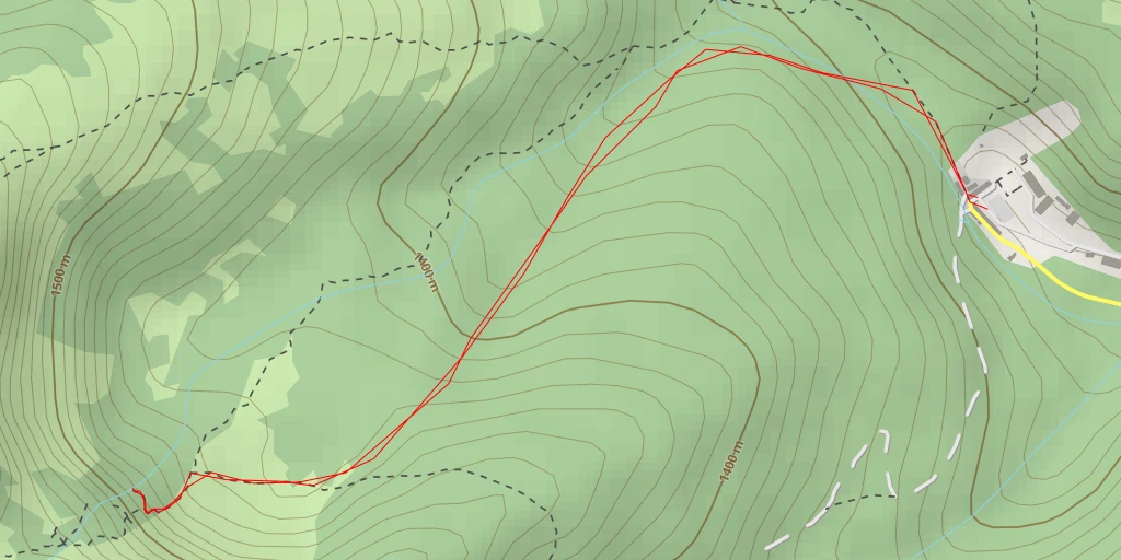 Map of the trail for Говерлянський водоспад