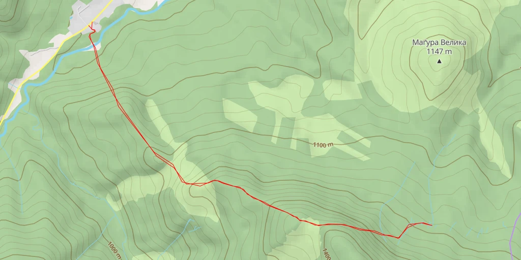 Map of the trail for майже болото - майже болото