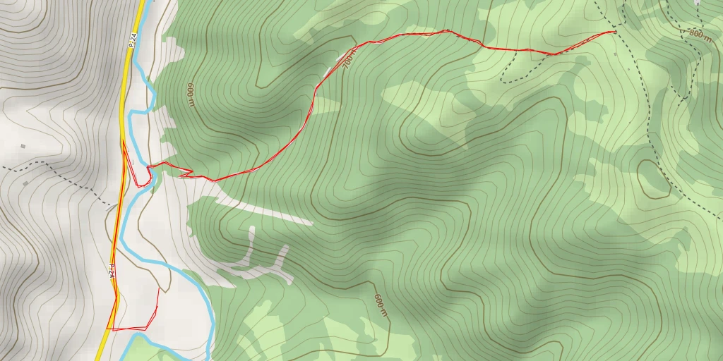 Map of the trail for Khata-Sokilskyi