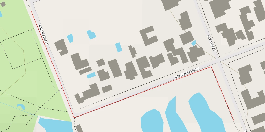 Map of the trail for Austin Roberts Bird Sancutary - Muckleneuk Street - Pretoria