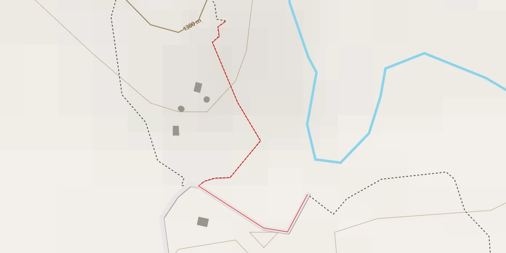 Map of the trail for Hill Complex