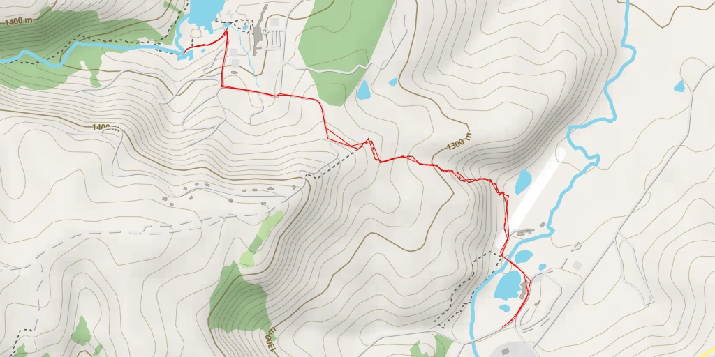 Map of the trail for Poplar Drive - Okhahlamba Local Municipality