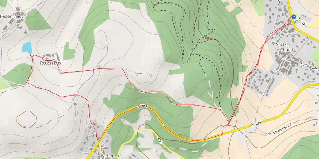 Map of the trail for 