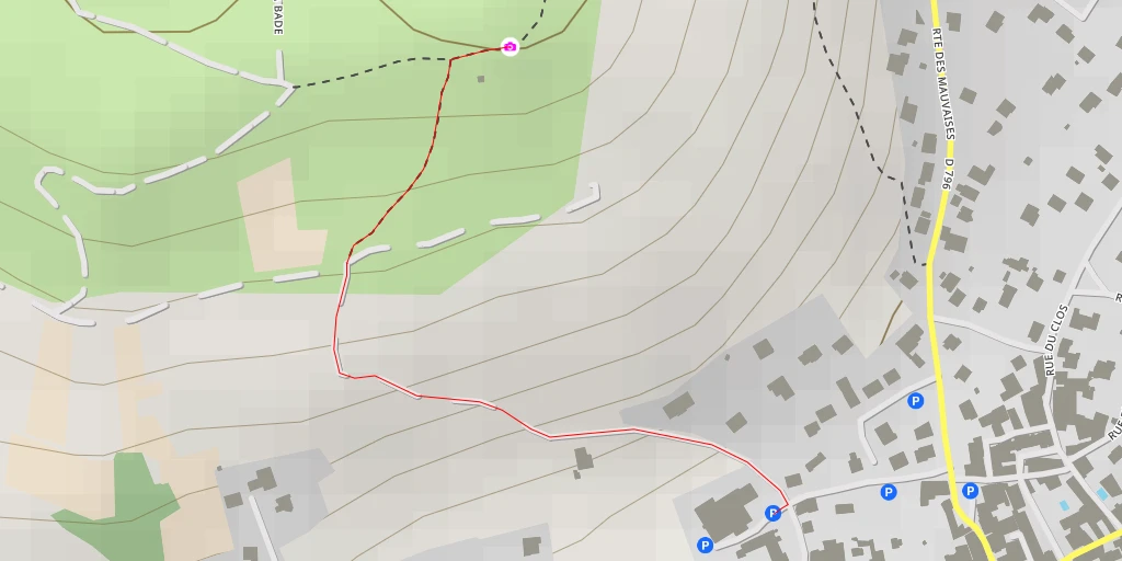 Map of the trail for Chemin de la Muscade - Blanzat