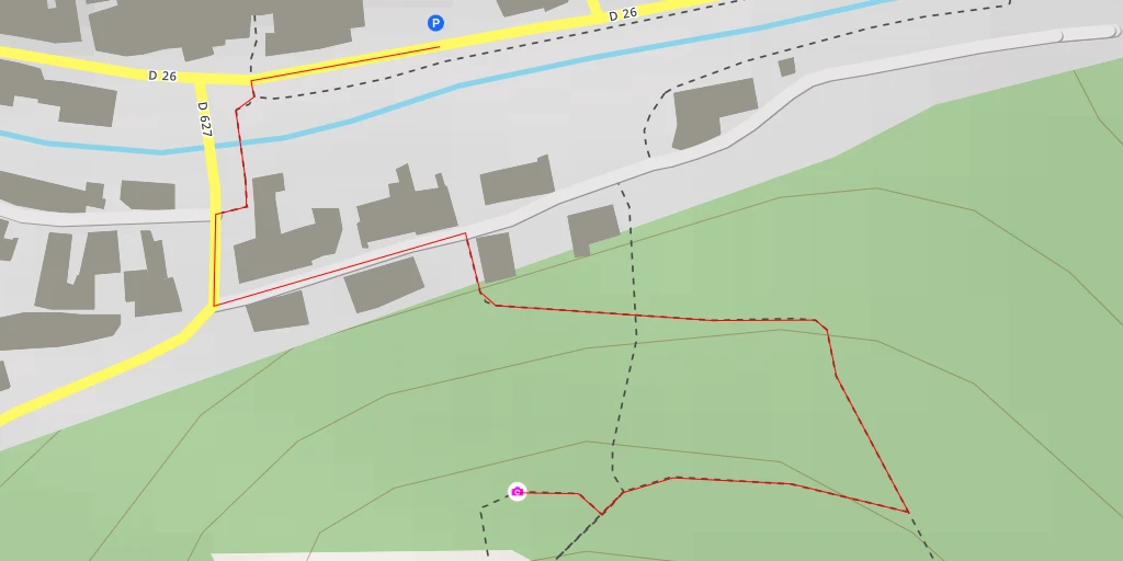 Map of the trail for Chemin des Jardins de Noyol