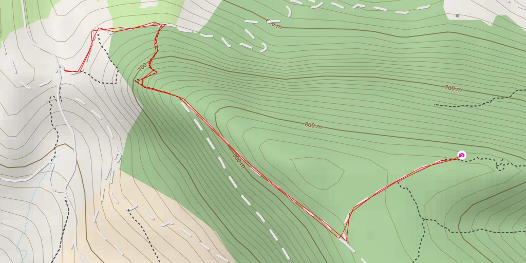 Carte de l'itinéraire :  Route de Sévérac-le-Château à Boyne