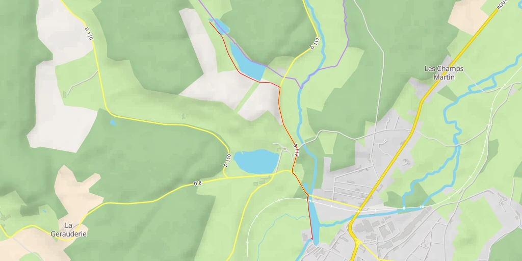 Map of the trail for Route de Palissonnet - Route de Palissonnet