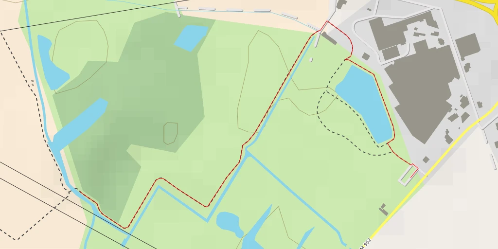 Map of the trail for Chemin de la Ferme Lenglet