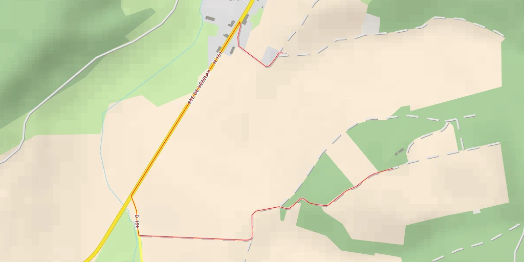 Map of the trail for Montaillant