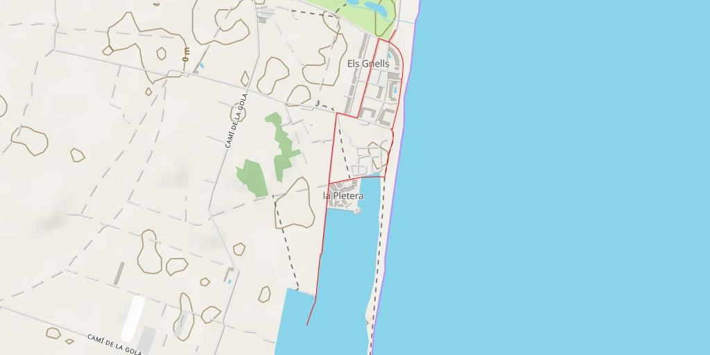 Map of the trail for Avinguda Illes Medes