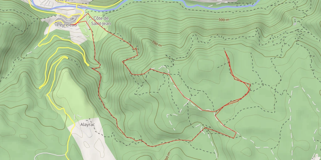 Map of the trail for D 996