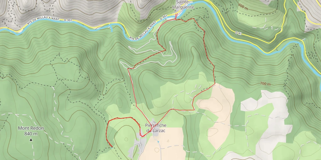 Carte de l'itinéraire :  Mare de Fonsèque