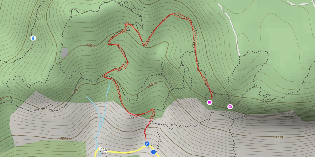 Map of the trail for Le Vase de Sèvres