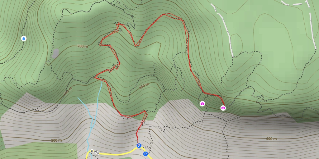 Map of the trail for Le Vase de Chine