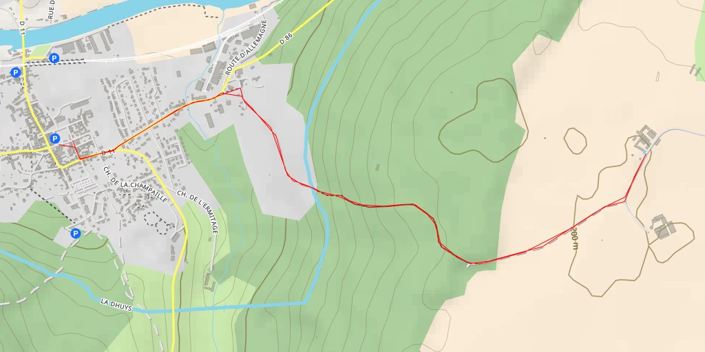 Map of the trail for 