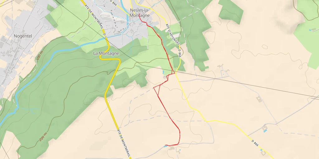 Map of the trail for 