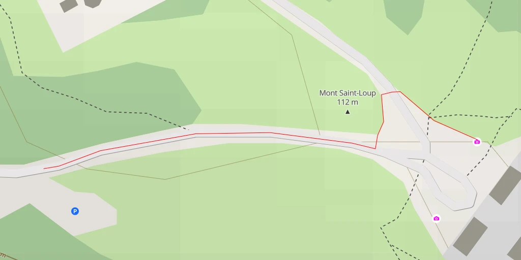 Map of the trail for AI - Belvédère du Mont Saint-Loup - Agde