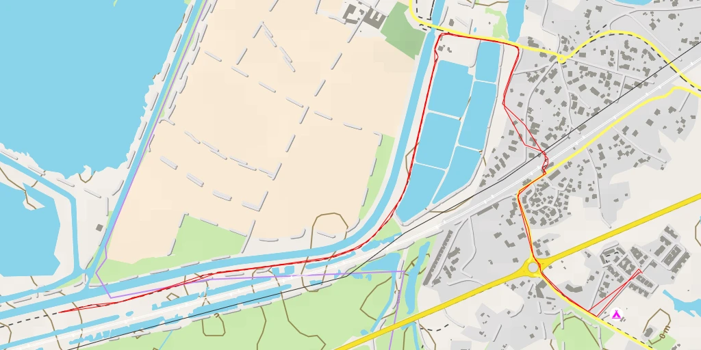 Carte de l'itinéraire :  Voie Verte Canal du Midi - Voie Verte Canal du Midi