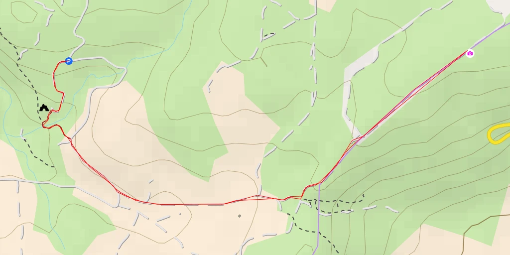 Carte de l'itinéraire :  Table d'orientation