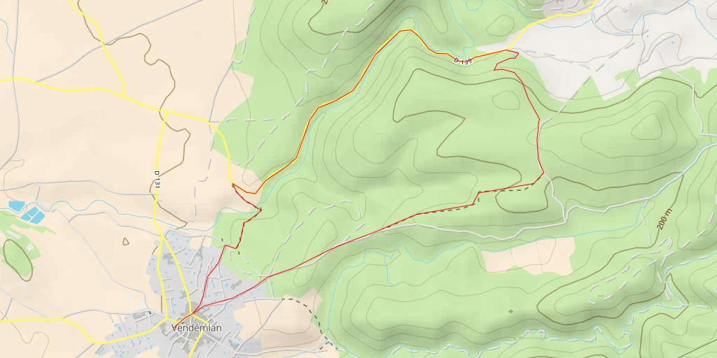 Carte de l'itinéraire :  D 139 - D 139