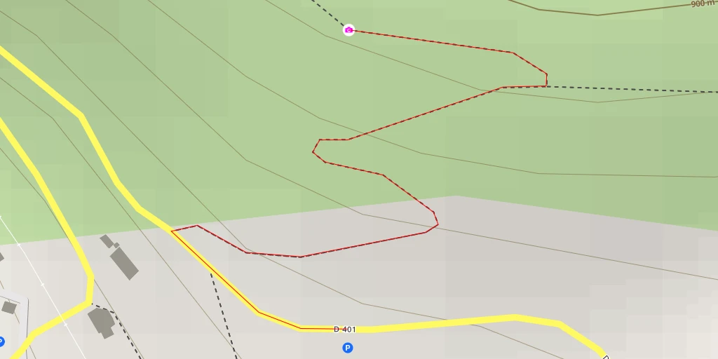 Map of the trail for Route de L'Allier