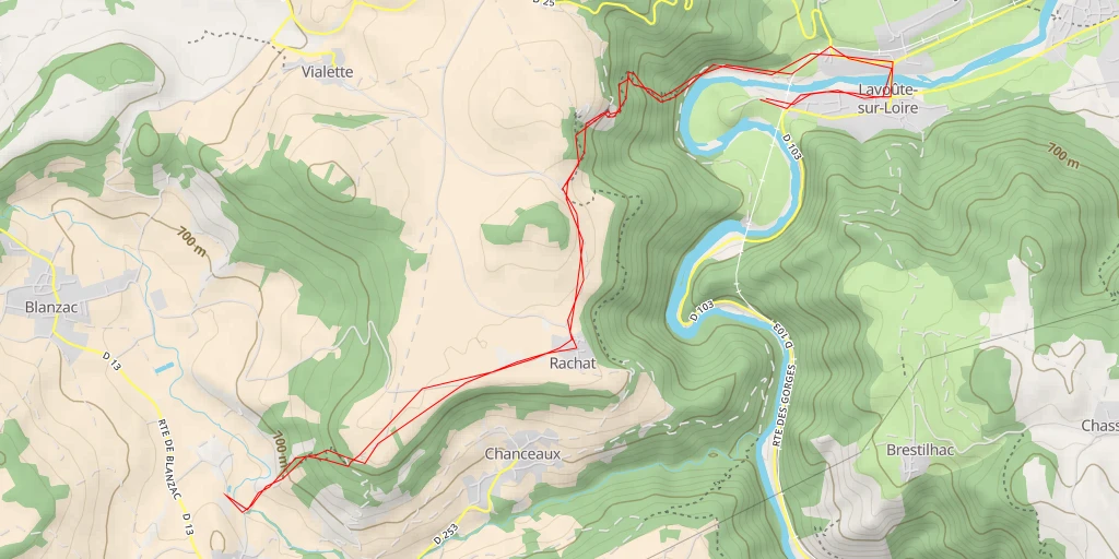 Map of the trail for Allée de Bompart - Allée de Bompart