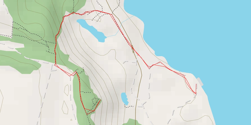 Map of the trail for вулиця Лесі Українки