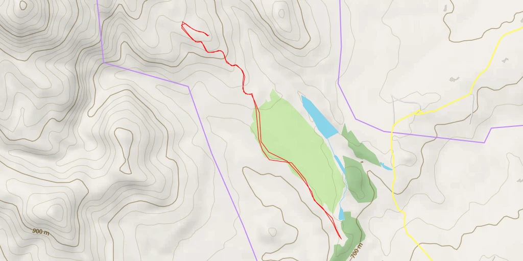 Map of the trail for Poacher's Point