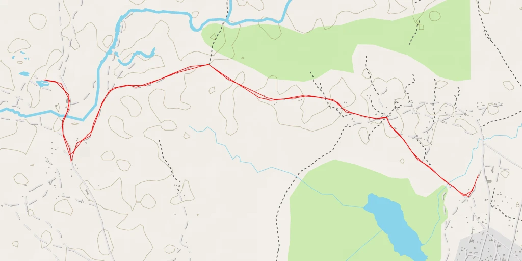 Map of the trail for 