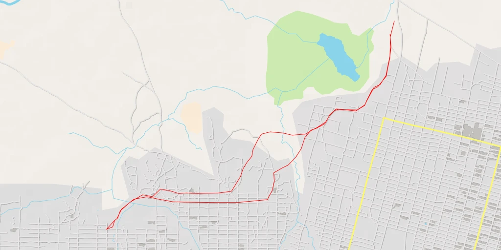 Carte de l'itinéraire :  