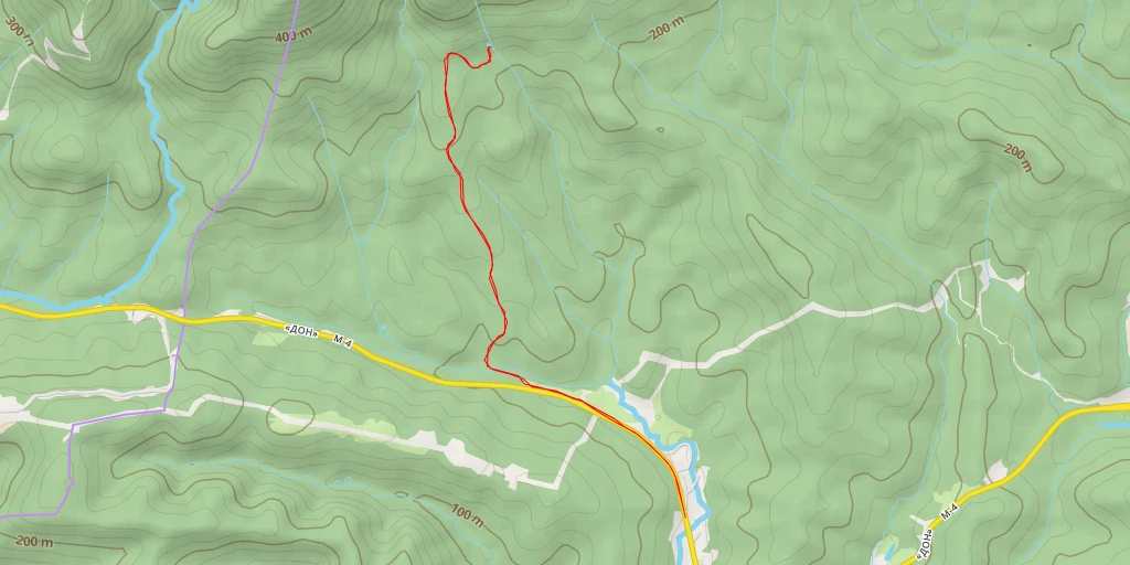 Map of the trail for «Дон»