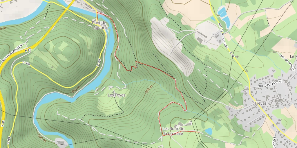 Map of the trail for 