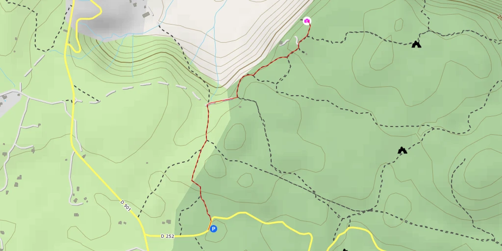 Map of the trail for Chemin de Saint-Eugène - Les Vans