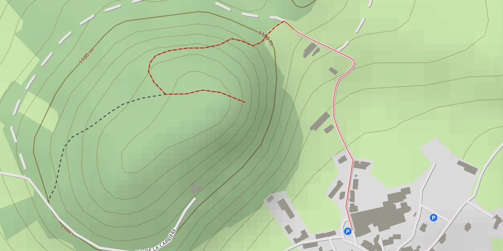 Map of the trail for Le Clarel