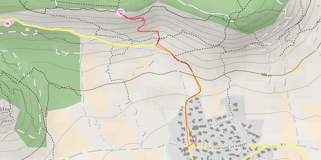 Carte de l'itinéraire :  Saint come - Route de Montpezat