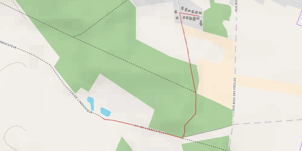 Map of the trail for Domaine du Bois du Roy