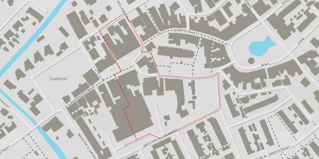 Map of the trail for Nijverheidstraat