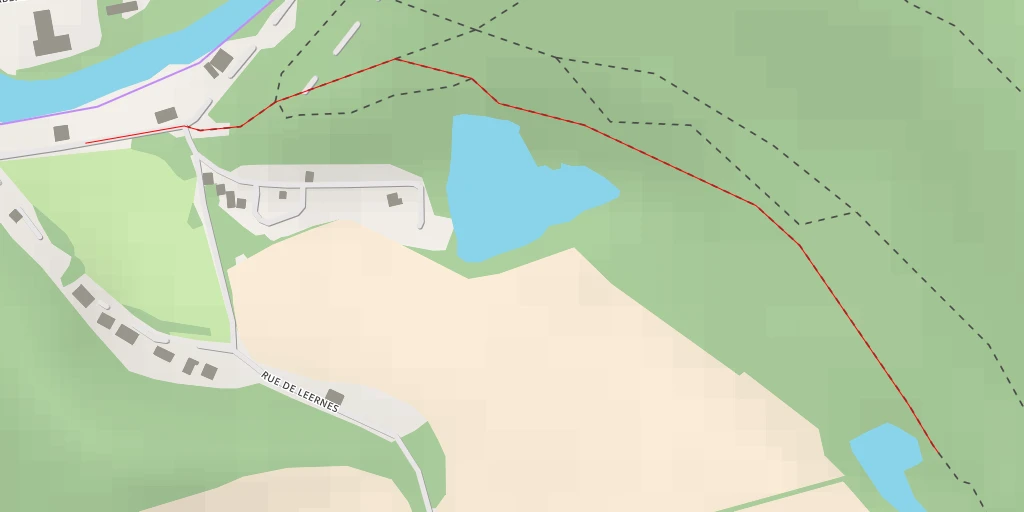 Map of the trail for Sentier des Bucherons - Sentier des Bucherons