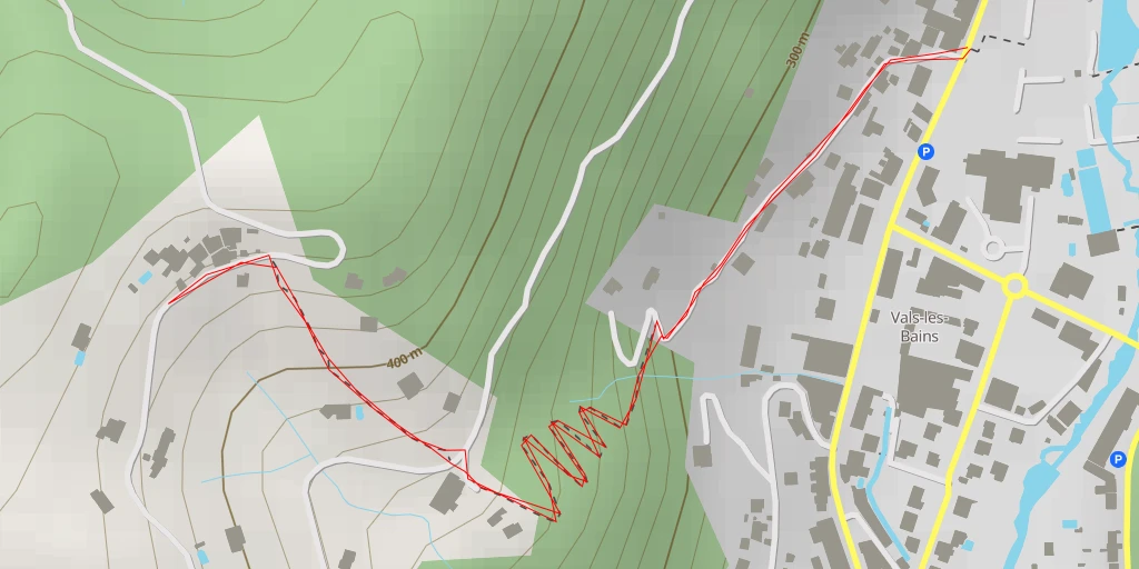 Map of the trail for Route des Eschandols - Route des Eschandols