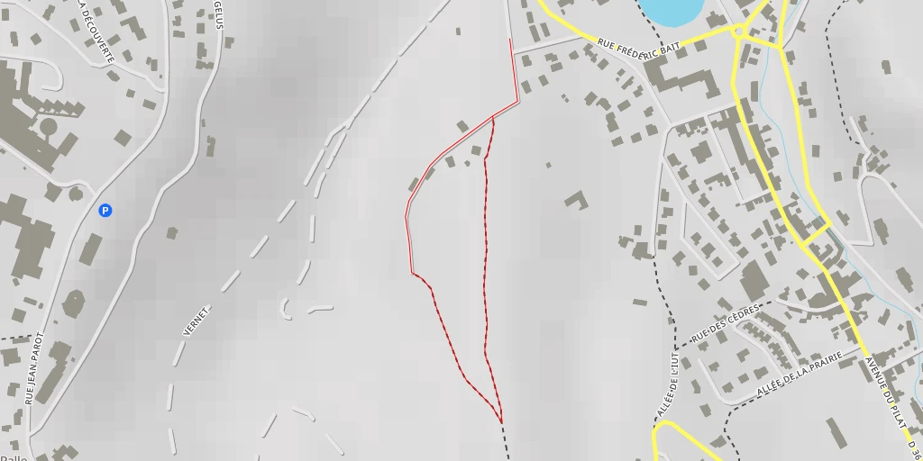 Map of the trail for Le Chapeau de Napoléon